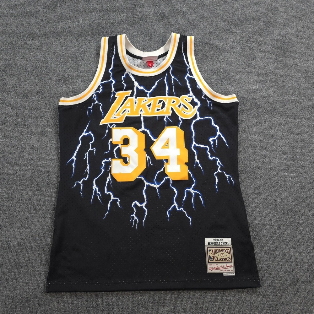 Los Angeles Lakers Jersey Mens L NBA Shaquille ONeal 34 Mitchell Ness 1996-97